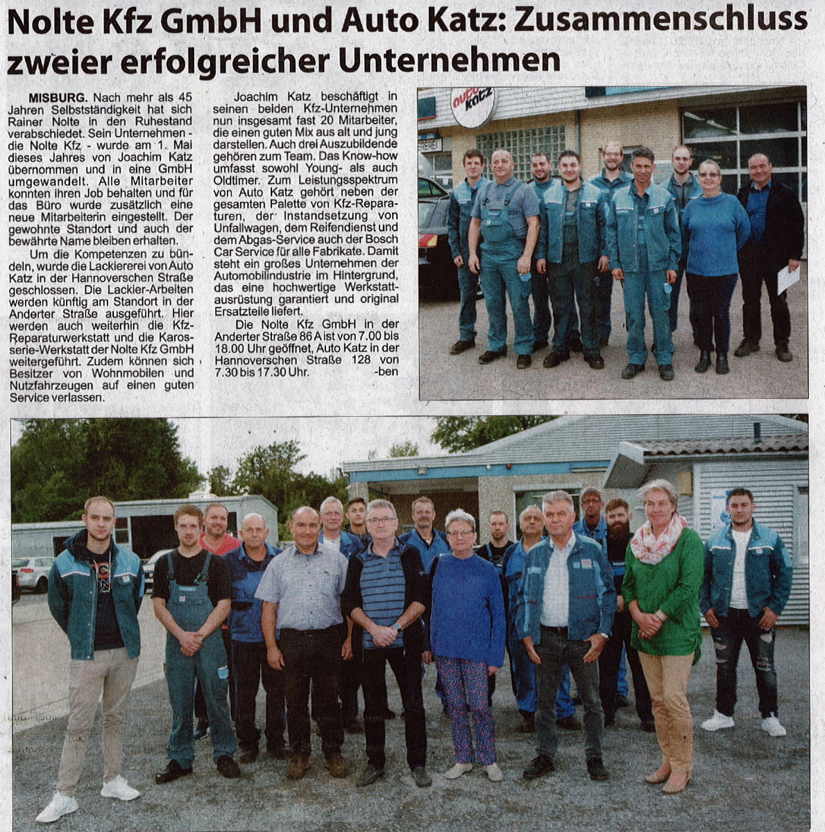 Bitte anklicken, um das Bild zu vergrössern... Nolte Kfz GmbH