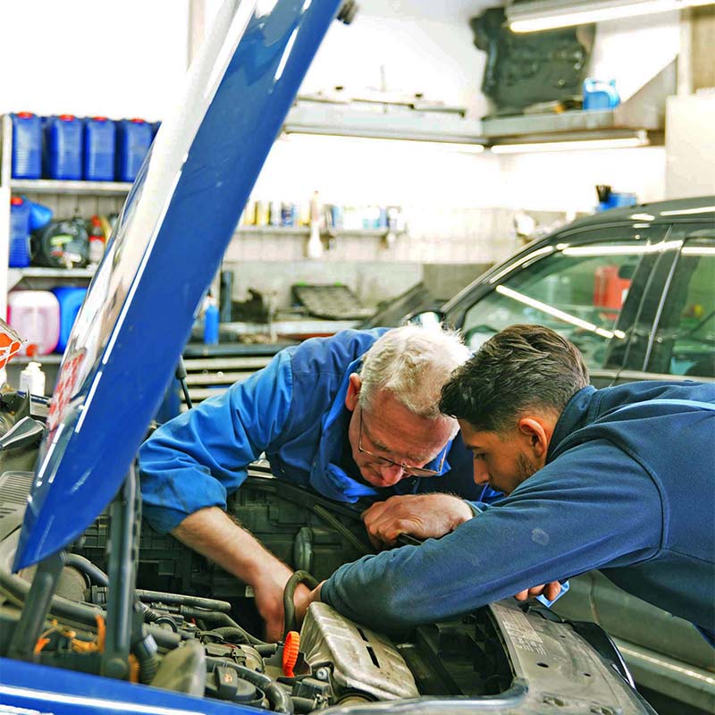 Wartung, Werkstatt und Reparatur